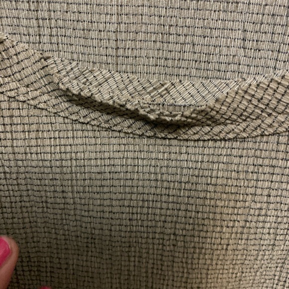 ZARA Women's Beige and Black Tank Top - Picture 3 of 4